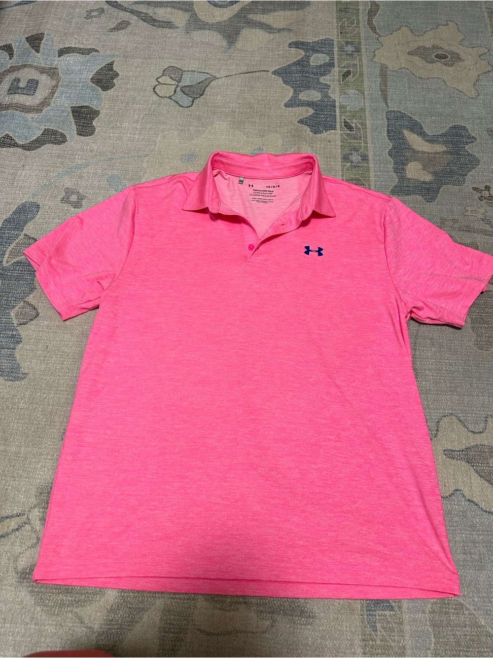 Under Armour Hot Pink Polo Shirt
